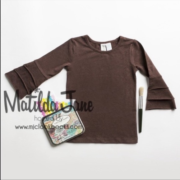 NWT Matilda Jane girls boutique long sleeve Paint By Numbers top shirt tee NEW